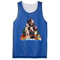 Christmas Pajama Scottish Terrier Xmas Tree Funny Gift Dog Lovers Cool Gift Mesh Reversible Basketball Jersey Tank