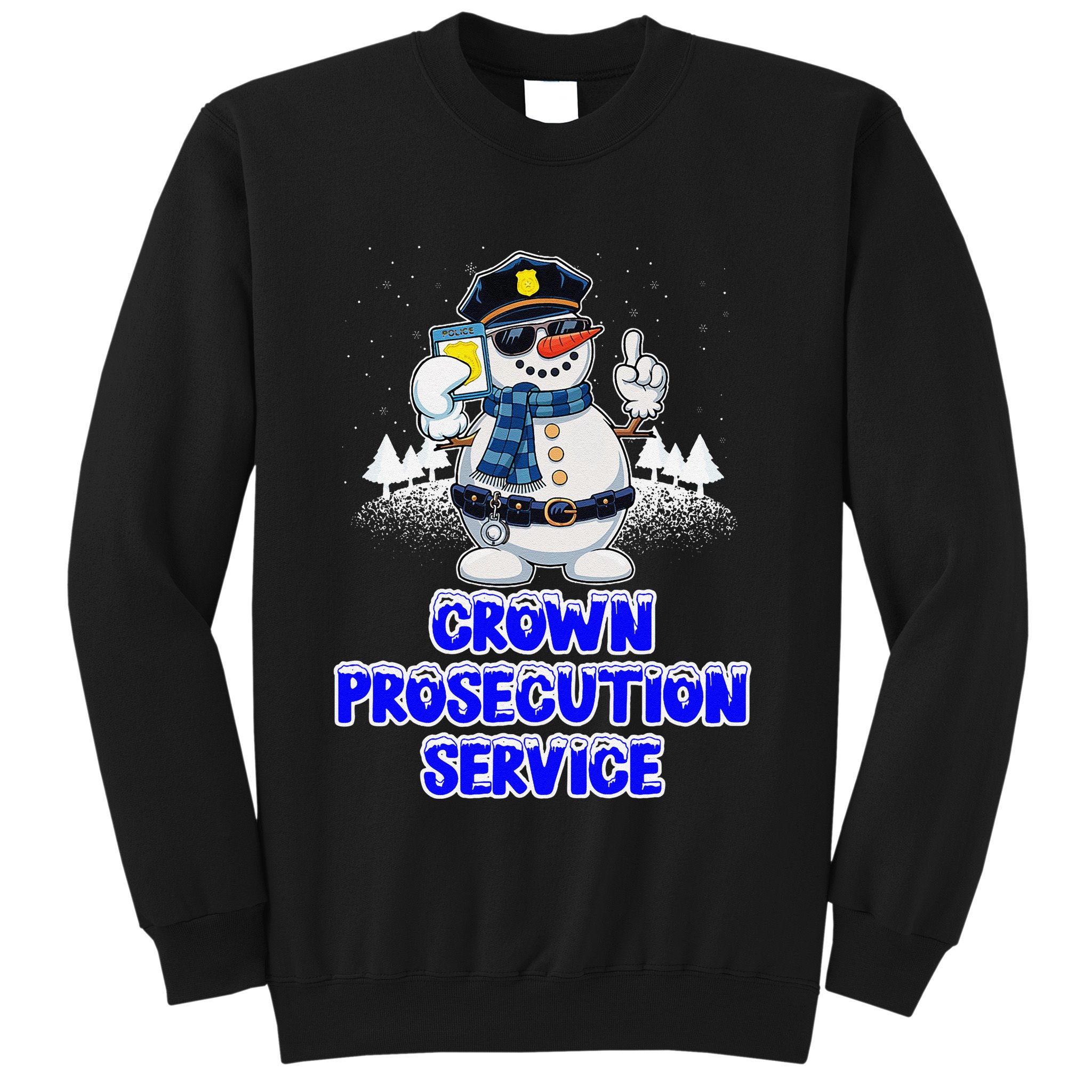 Crown Prosecution Service Funny Police Officer Humor Cops Sweatshirt