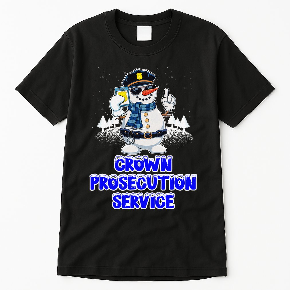 Crown Prosecution Service Funny Police Officer Humor Cops Tall T-Shirt