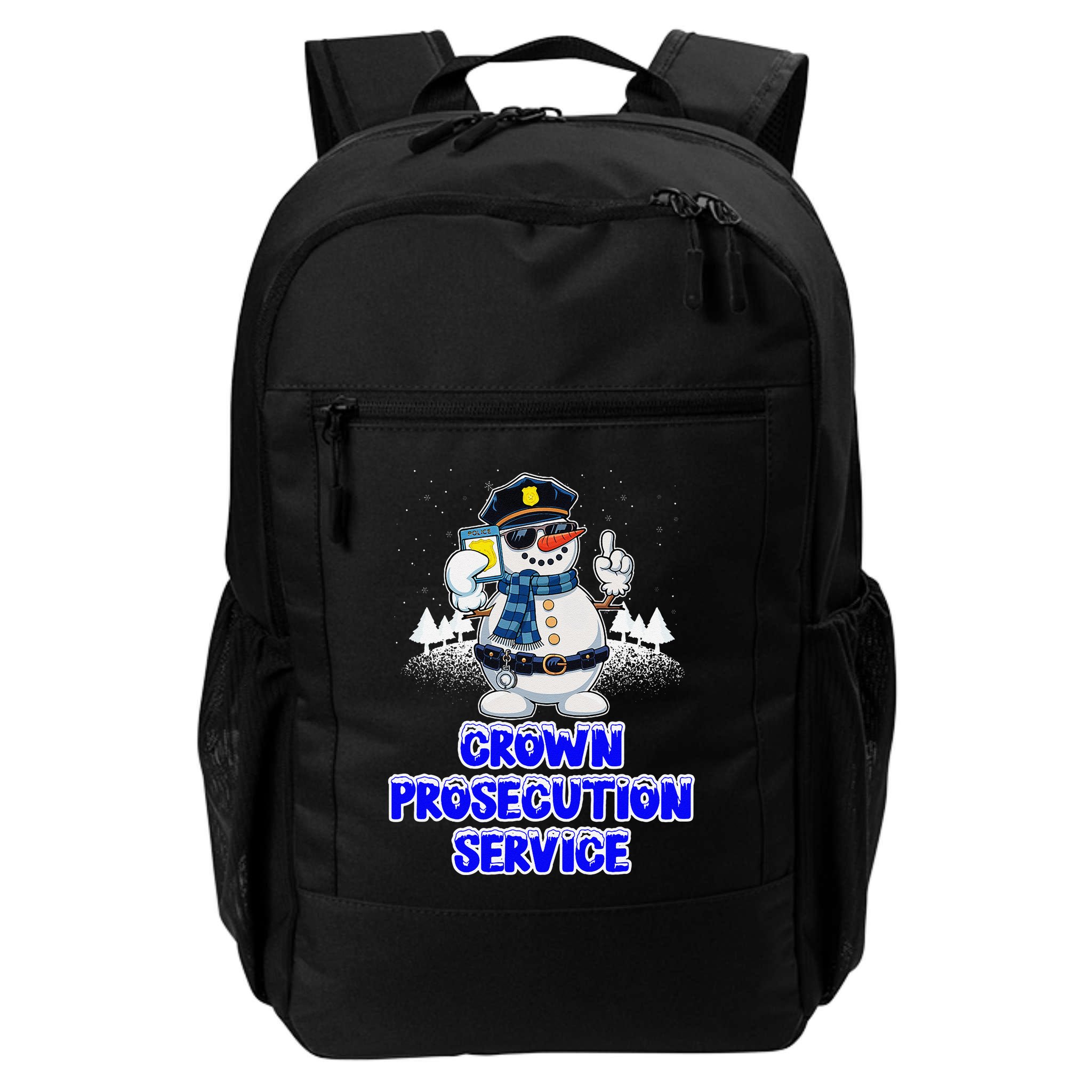 Crown Prosecution Service Funny Police Officer Humor Cops Backpack