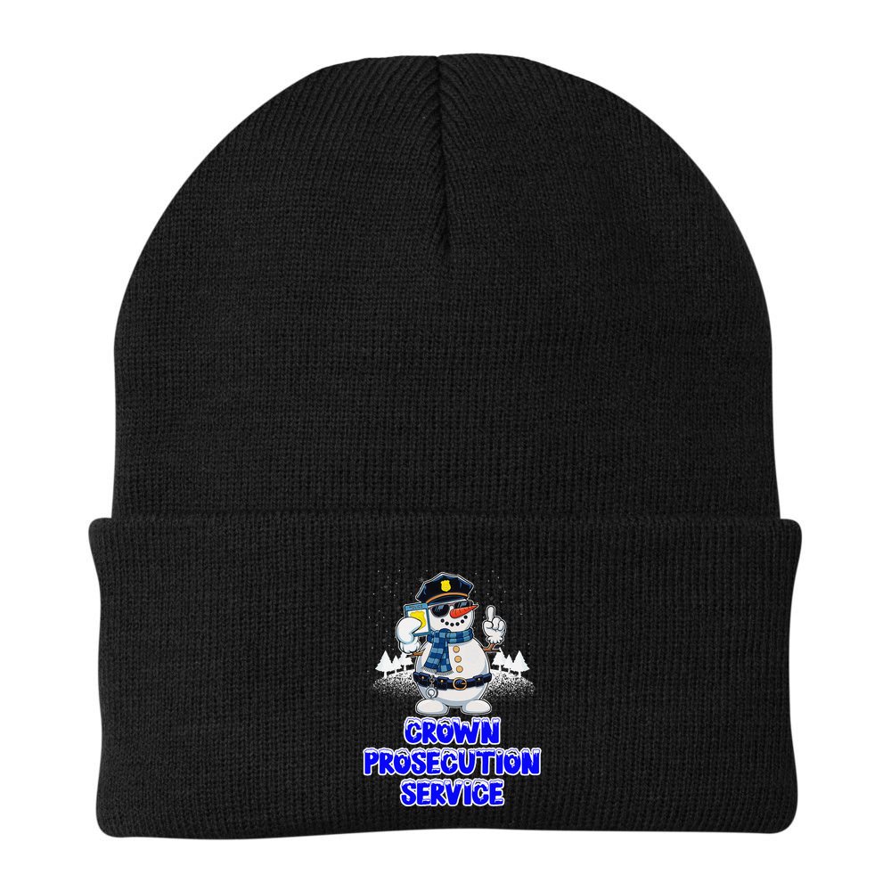 Crown Prosecution Service Funny Police Officer Humor Cops Beanie