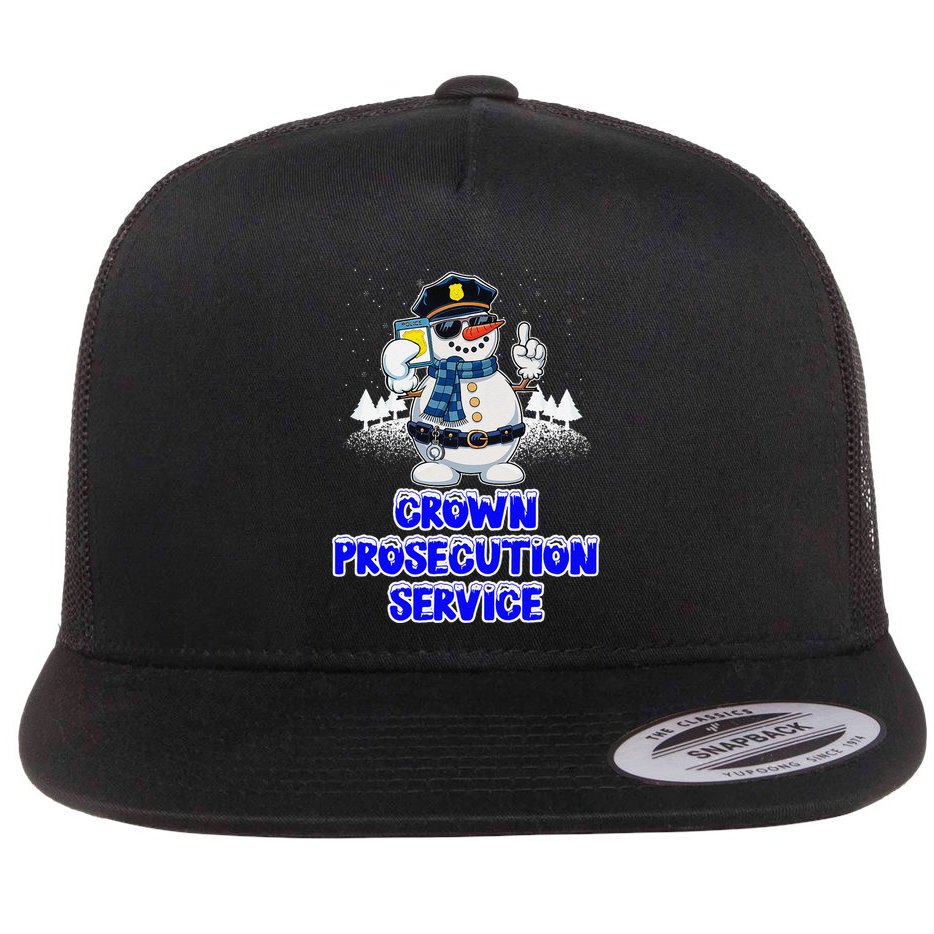 Crown Prosecution Service Funny Police Officer Humor Cops Flat Bill Trucker Hat