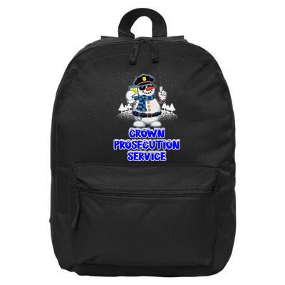 Crown Prosecution Service Funny Police Officer Humor Cops 16 in Basic Backpack
