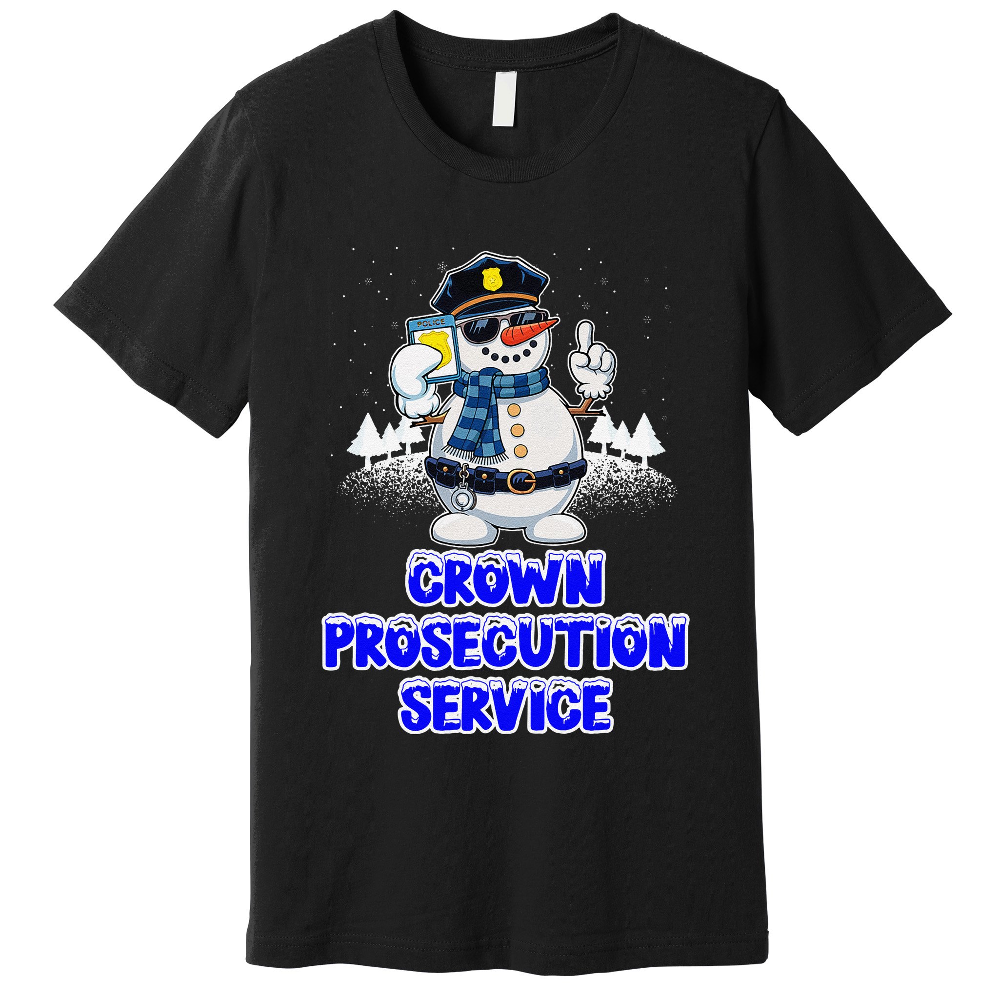 Crown Prosecution Service Funny Police Officer Humor Cops Premium T-Shirt