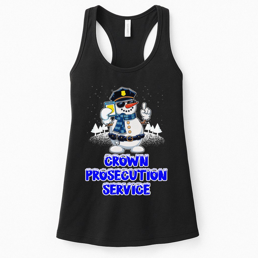 Crown Prosecution Service Funny Police Officer Humor Cops Womens Tank Top