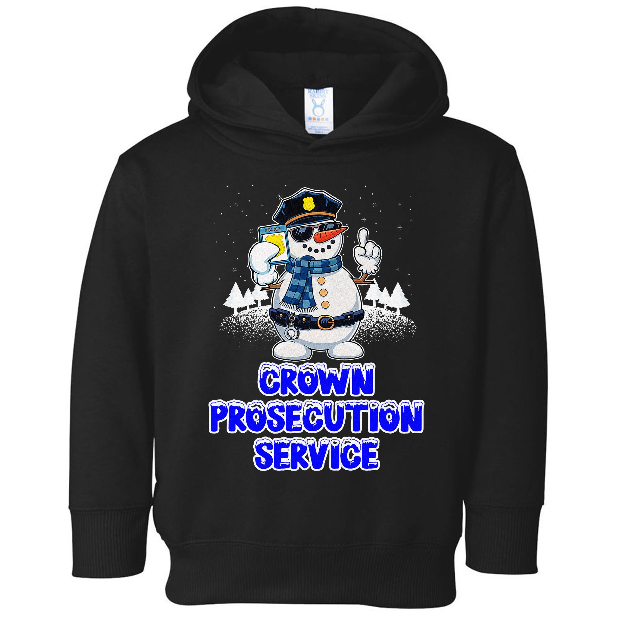 Crown Prosecution Service Funny Police Officer Humor Cops Toddler Hoodie