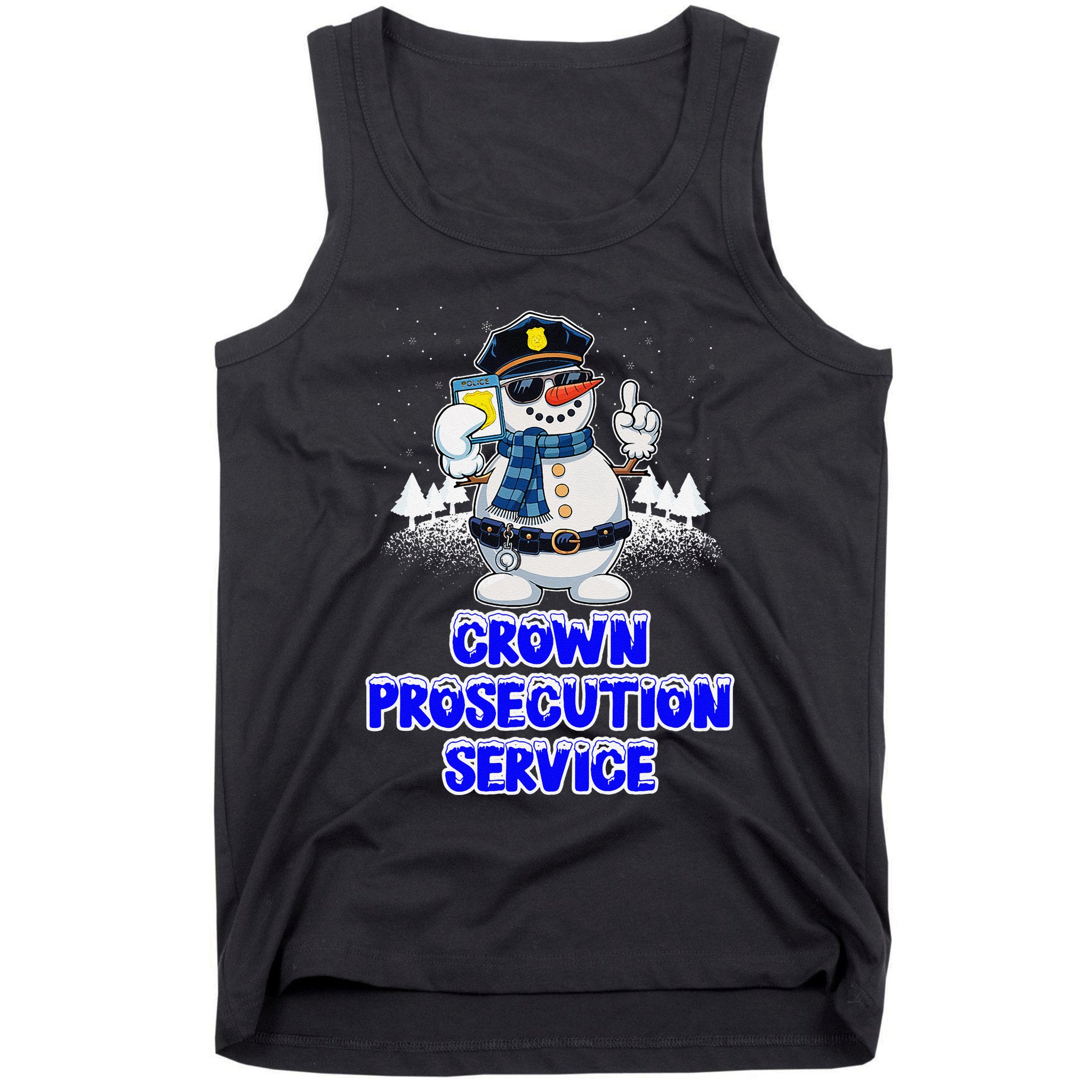 Crown Prosecution Service Funny Police Officer Humor Cops Tank Top