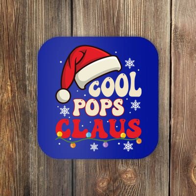 Cool Pops Santa Claus Christmas Matching Costume Gift Coaster