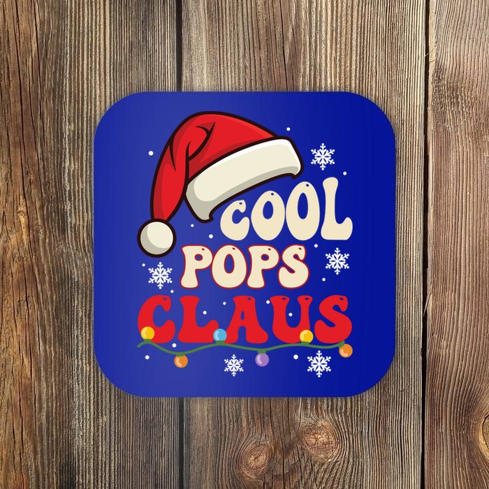 Cool Pops Santa Claus Christmas Matching Costume Gift Coaster