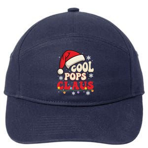 Cool Pops Santa Claus Christmas Matching Costume Gift 7-Panel Snapback Hat