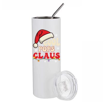 Cool Pops Santa Claus Christmas Matching Costume Gift Stainless Steel Tumbler