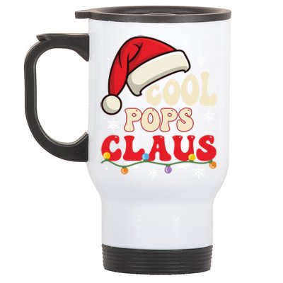 Cool Pops Santa Claus Christmas Matching Costume Gift Stainless Steel Travel Mug