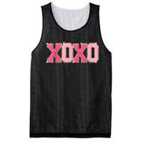 Chenille Patch Sparkling Xoxo Valentine Day Heart Love Gift Mesh Reversible Basketball Jersey Tank