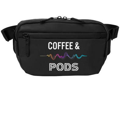 Coffee & Pods Sound Wave Tee Crossbody Pack