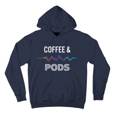 Coffee & Pods Sound Wave Tee Tall Hoodie