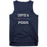 Coffee & Pods Sound Wave Tee Tank Top