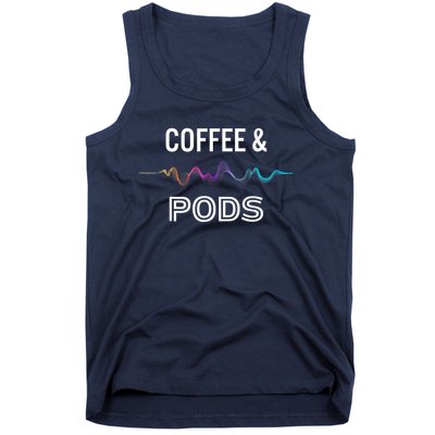 Coffee & Pods Sound Wave Tee Tank Top