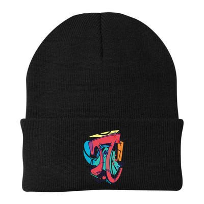 Cubist Pi Symbol 100 Days Of School Math Lover Knit Cap Winter Beanie