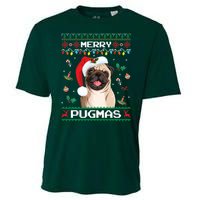 Christmas Pug Santa For Pug Lover Merry Pugmas Xmas Cooling Performance Crew T-Shirt