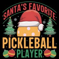 Christmas Pickleball Santa Favorite Pickleball Player City Backpack
