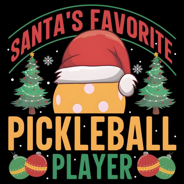 Christmas Pickleball Santa Favorite Pickleball Player City Backpack