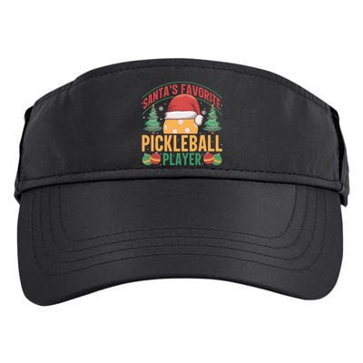 Christmas Pickleball Santa Favorite Pickleball Player Adult Drive Performance Visor