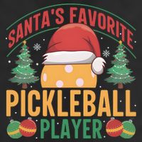 Christmas Pickleball Santa Favorite Pickleball Player 11oz C Handle Ceramic Mug