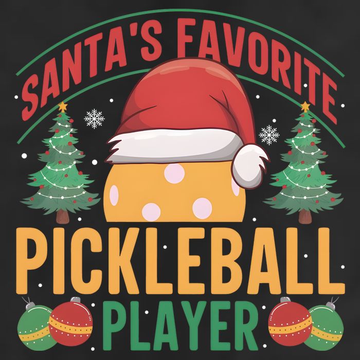 Christmas Pickleball Santa Favorite Pickleball Player 11oz C Handle Ceramic Mug