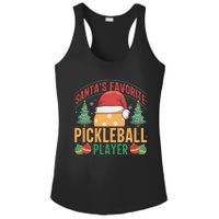 Christmas Pickleball Santa Favorite Pickleball Player Ladies PosiCharge Competitor Racerback Tank