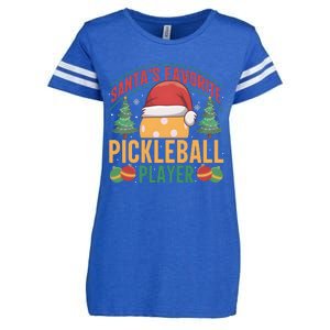 Christmas Pickleball Santa Favorite Pickleball Player Enza Ladies Jersey Football T-Shirt