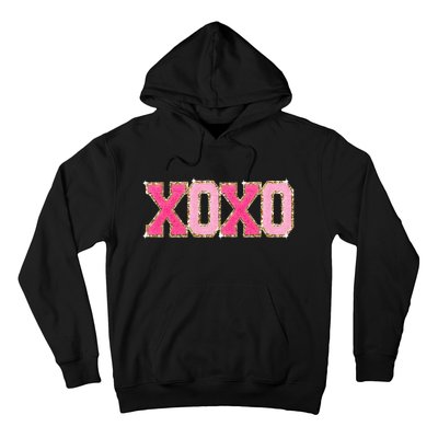 Chenille Patch S.Parkling Xoxo Valentine Day Heart Love Gift Hoodie