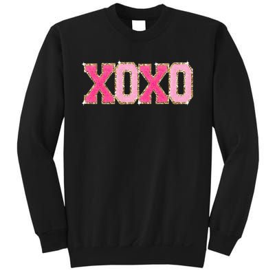 Chenille Patch S.Parkling Xoxo Valentine Day Heart Love Gift Sweatshirt