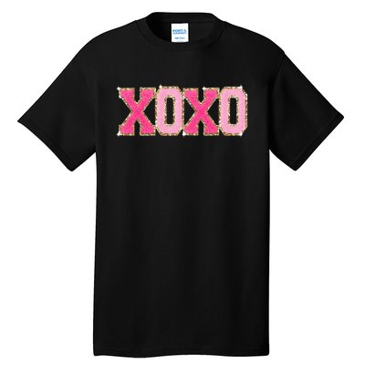 Chenille Patch S.Parkling Xoxo Valentine Day Heart Love Gift Tall T-Shirt