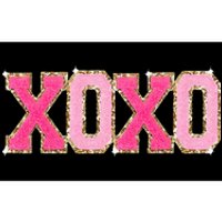 Chenille Patch S.Parkling Xoxo Valentine Day Heart Love Gift Bumper Sticker