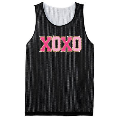 Chenille Patch S.Parkling Xoxo Valentine Day Heart Love Gift Mesh Reversible Basketball Jersey Tank