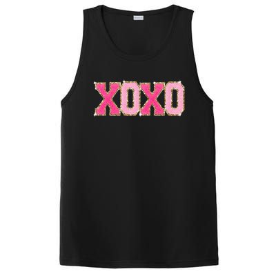 Chenille Patch S.Parkling Xoxo Valentine Day Heart Love Gift PosiCharge Competitor Tank