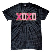 Chenille Patch S.Parkling Xoxo Valentine Day Heart Love Gift Tie-Dye T-Shirt