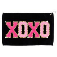 Chenille Patch S.Parkling Xoxo Valentine Day Heart Love Gift Grommeted Golf Towel