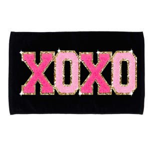 Chenille Patch S.Parkling Xoxo Valentine Day Heart Love Gift Microfiber Hand Towel