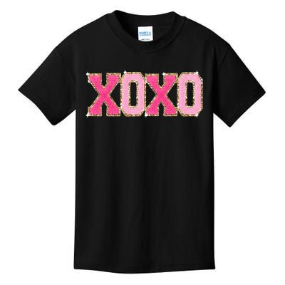 Chenille Patch S.Parkling Xoxo Valentine Day Heart Love Gift Kids T-Shirt