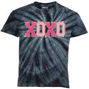 Chenille Patch S.Parkling Xoxo Valentine Day Heart Love Gift Kids Tie-Dye T-Shirt