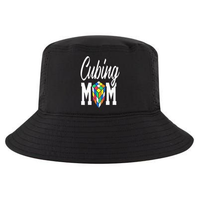 cube puzzle solver cubing mom speed cubing mors Cool Comfort Performance Bucket Hat