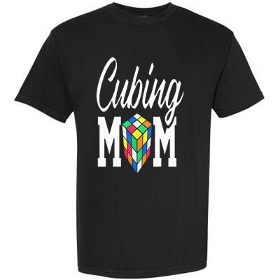 cube puzzle solver cubing mom speed cubing mors Garment-Dyed Heavyweight T-Shirt