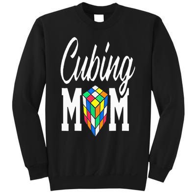 cube puzzle solver cubing mom speed cubing mors Sweatshirt