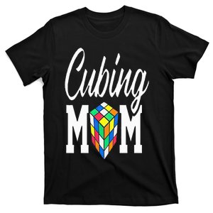 cube puzzle solver cubing mom speed cubing mors T-Shirt