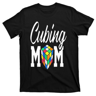 cube puzzle solver cubing mom speed cubing mors T-Shirt