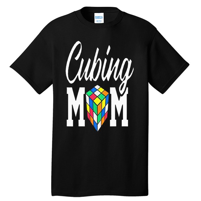 cube puzzle solver cubing mom speed cubing mors Tall T-Shirt