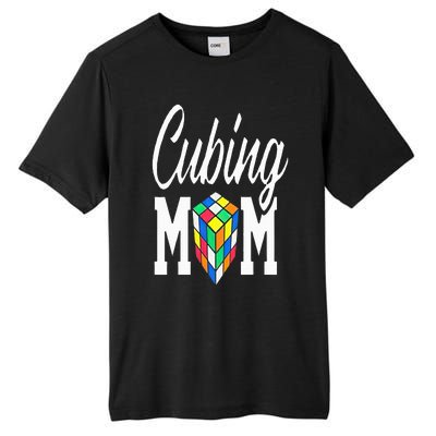 cube puzzle solver cubing mom speed cubing mors Tall Fusion ChromaSoft Performance T-Shirt