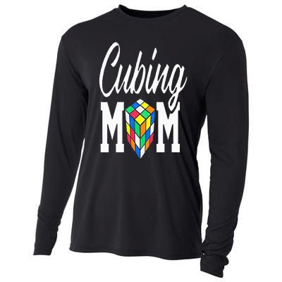 cube puzzle solver cubing mom speed cubing mors Cooling Performance Long Sleeve Crew