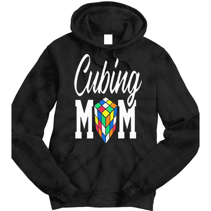 cube puzzle solver cubing mom speed cubing mors Tie Dye Hoodie